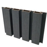 Slatted Composite Cladding Stone Grey 2.5m x 220 mm x 26 mm
